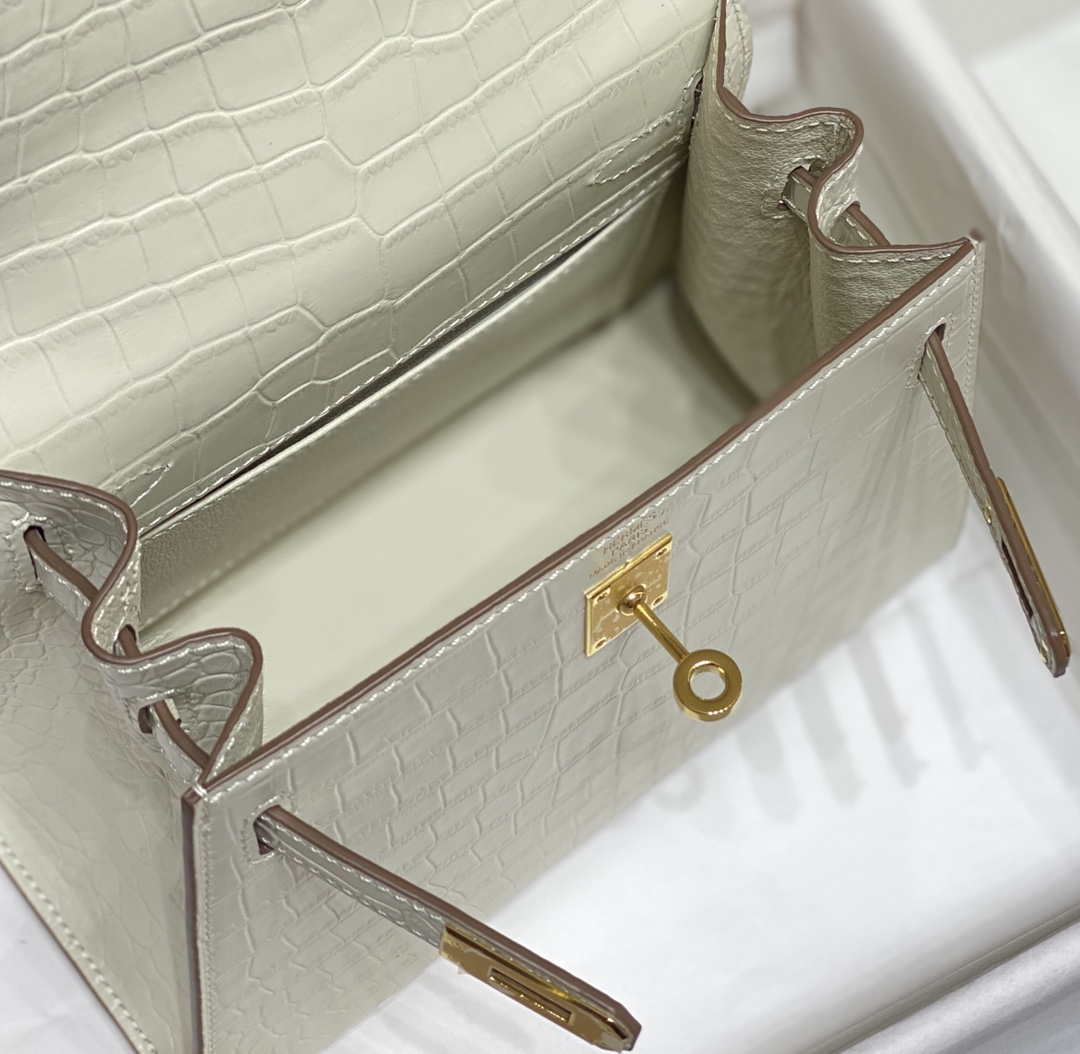 Hermes Mini Kelly 20 cm Crocodile Leather H92030