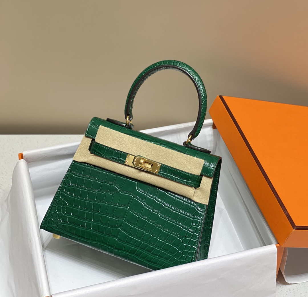 Hermes Mini Kelly 20 cm Crocodile Leather H92031