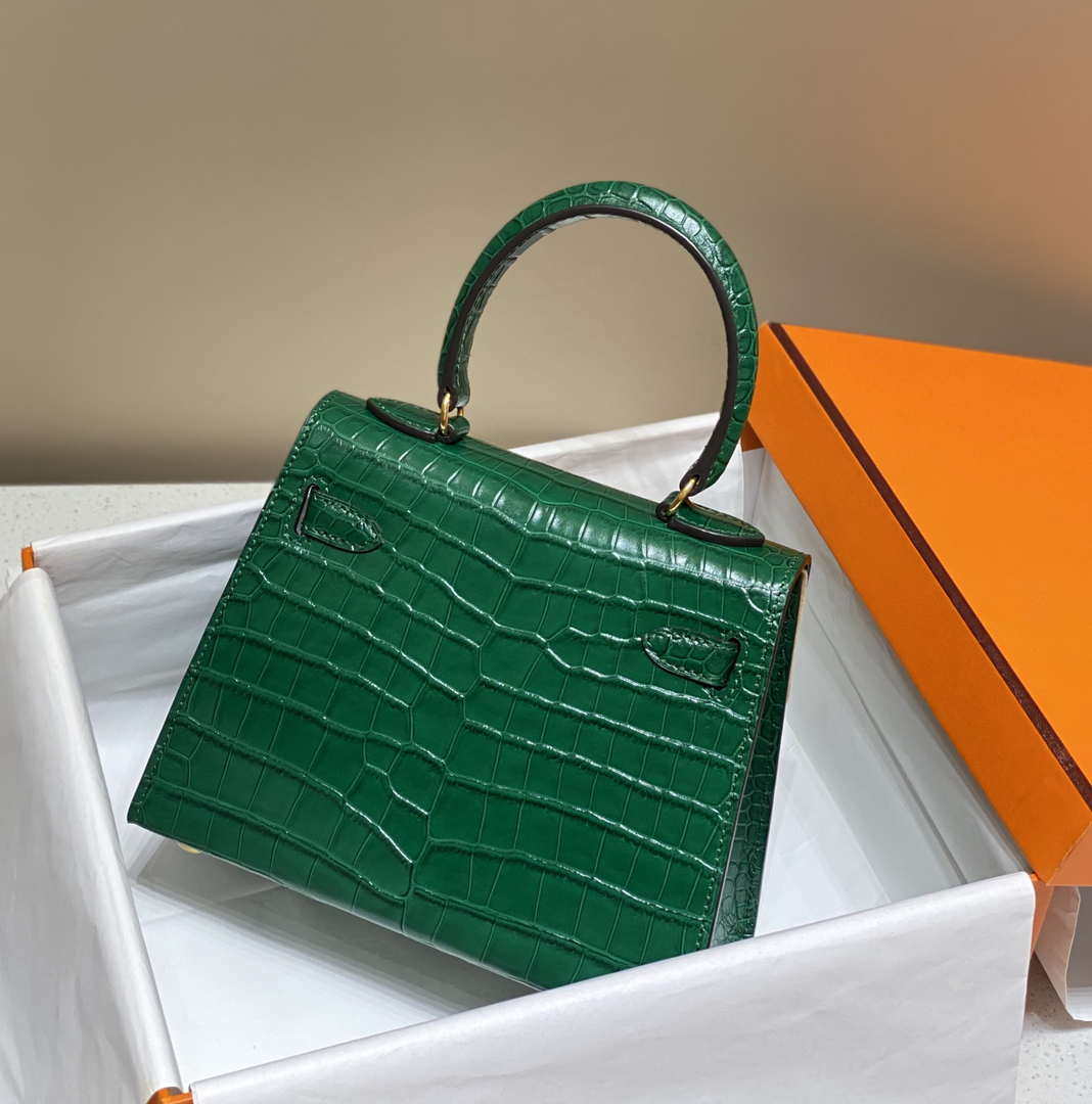 Hermes Mini Kelly 20 cm Crocodile Leather H92031
