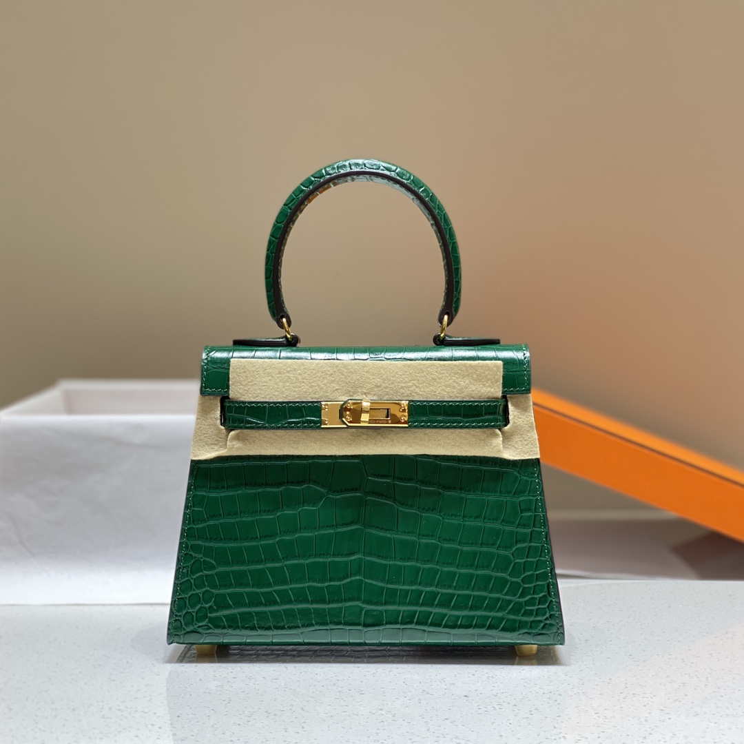 Hermes Mini Kelly 20 cm Crocodile Leather H92031