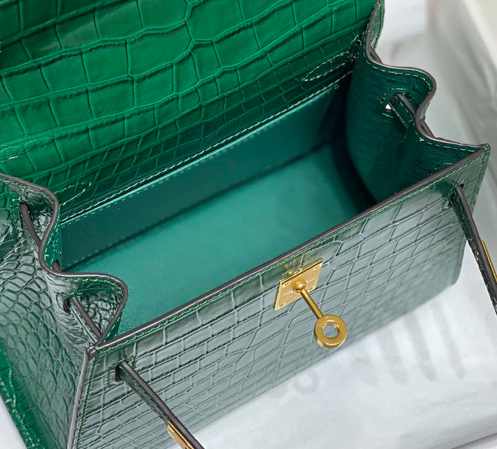 Hermes Mini Kelly 20 cm Crocodile Leather H92031