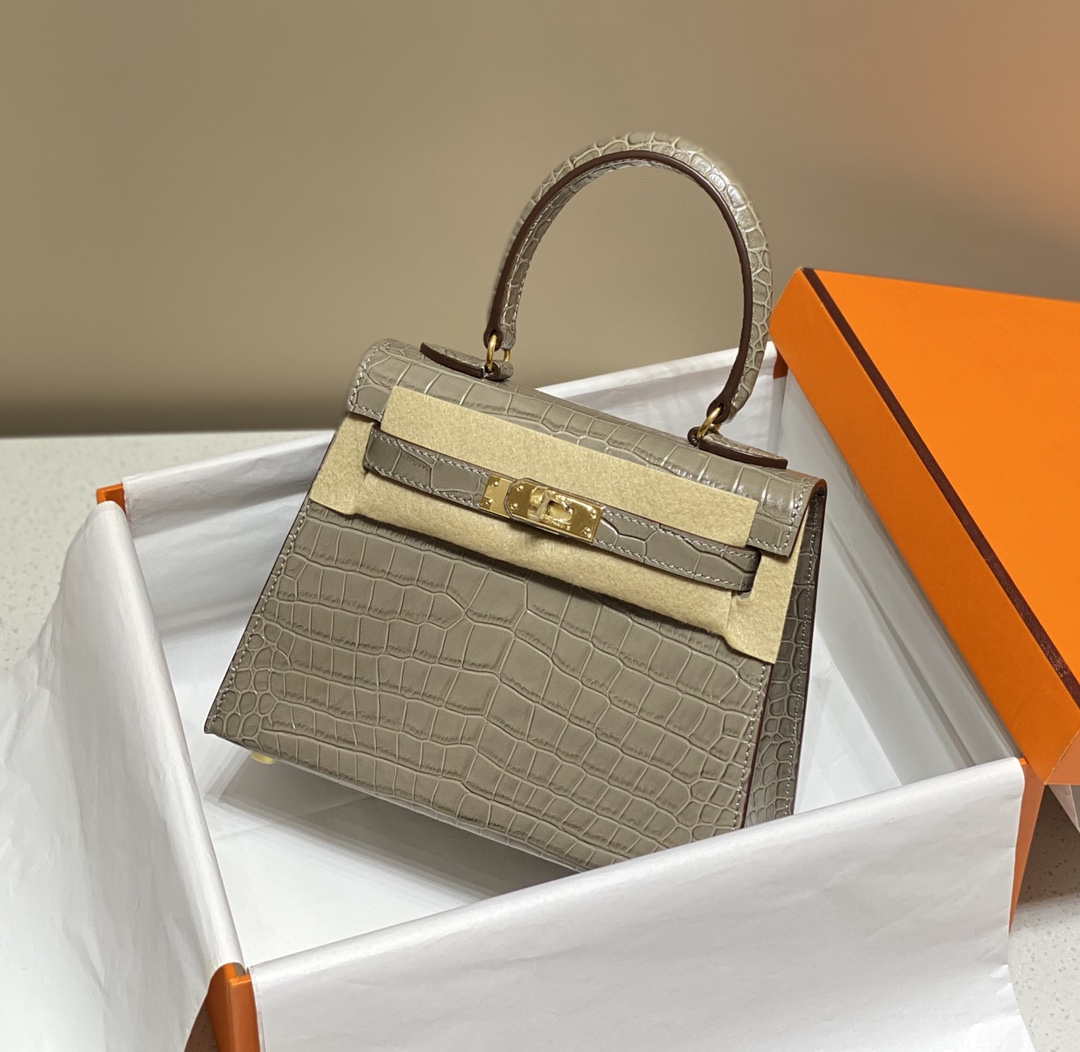 Hermes Mini Kelly 20 cm Crocodile Leather H92032