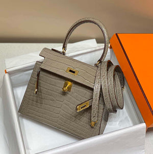 Hermes Mini Kelly 20 cm Crocodile Leather H92032 - Default Title - View 2