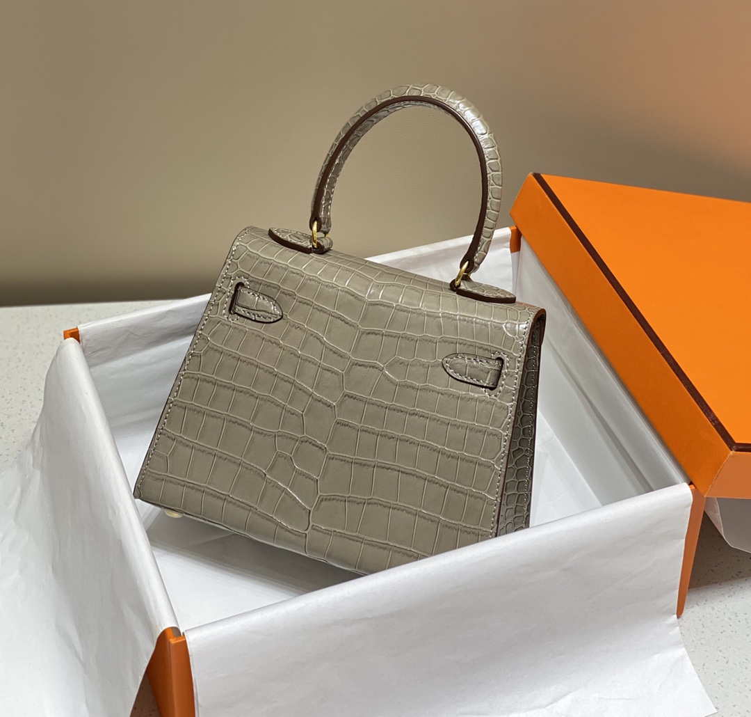 Hermes Mini Kelly 20 cm Crocodile Leather H92032