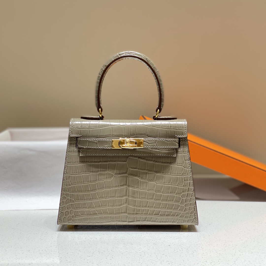Hermes Mini Kelly 20 cm Crocodile Leather H92032
