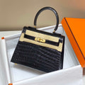 Hermes Mini Kelly 20 cm Crocodile Leather H92033 - Default Title - View 1