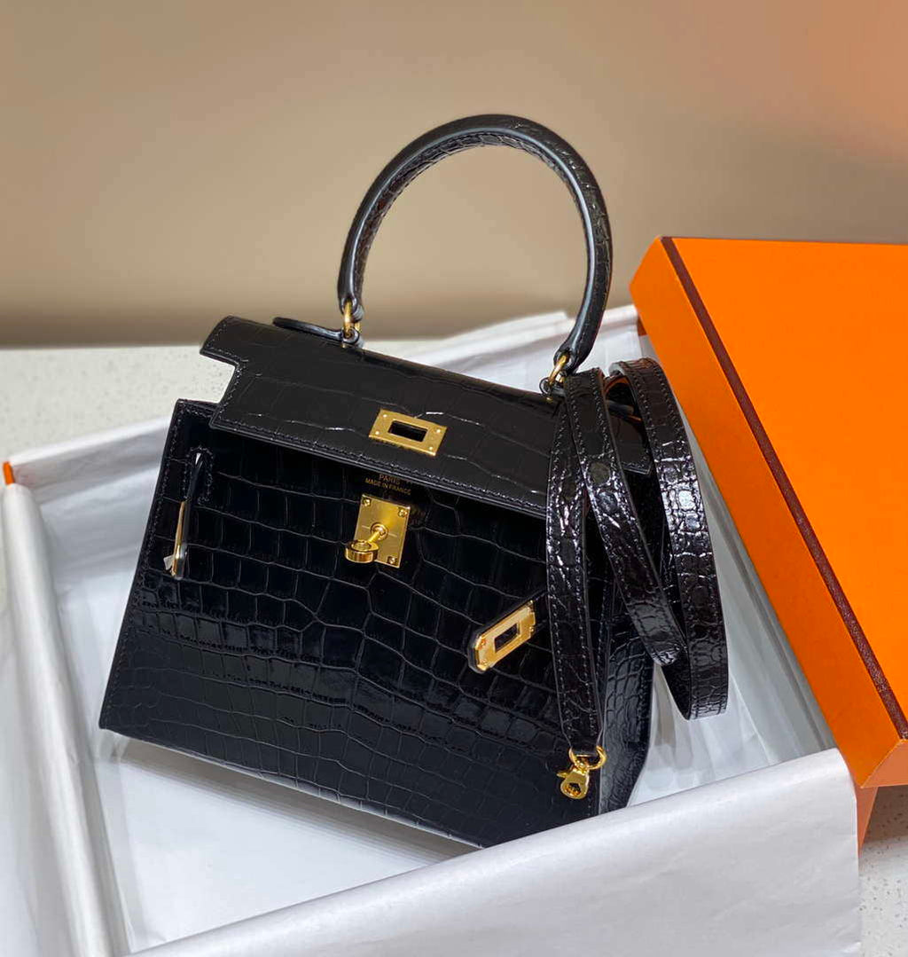 Hermes Mini Kelly 20 cm Crocodile Leather H92033