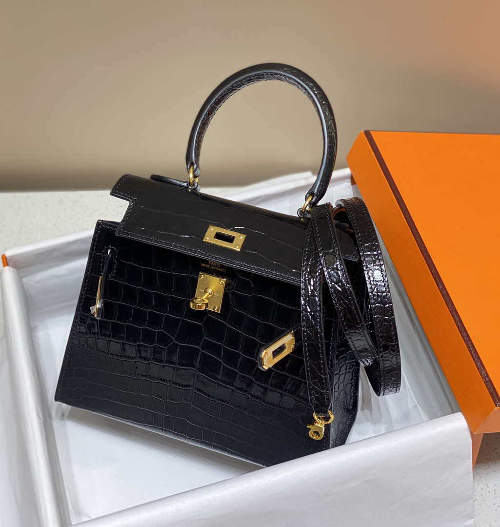 Hermes Mini Kelly 20 cm Crocodile Leather H92033