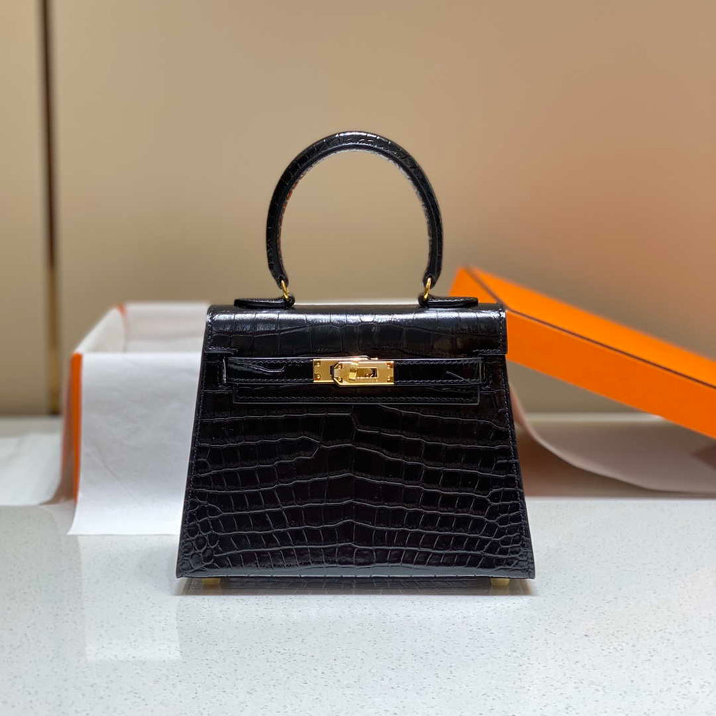Hermes Mini Kelly 20 cm Crocodile Leather H92033