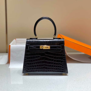 Hermes Mini Kelly 20 cm Crocodile Leather H92033 - Default Title - View 4