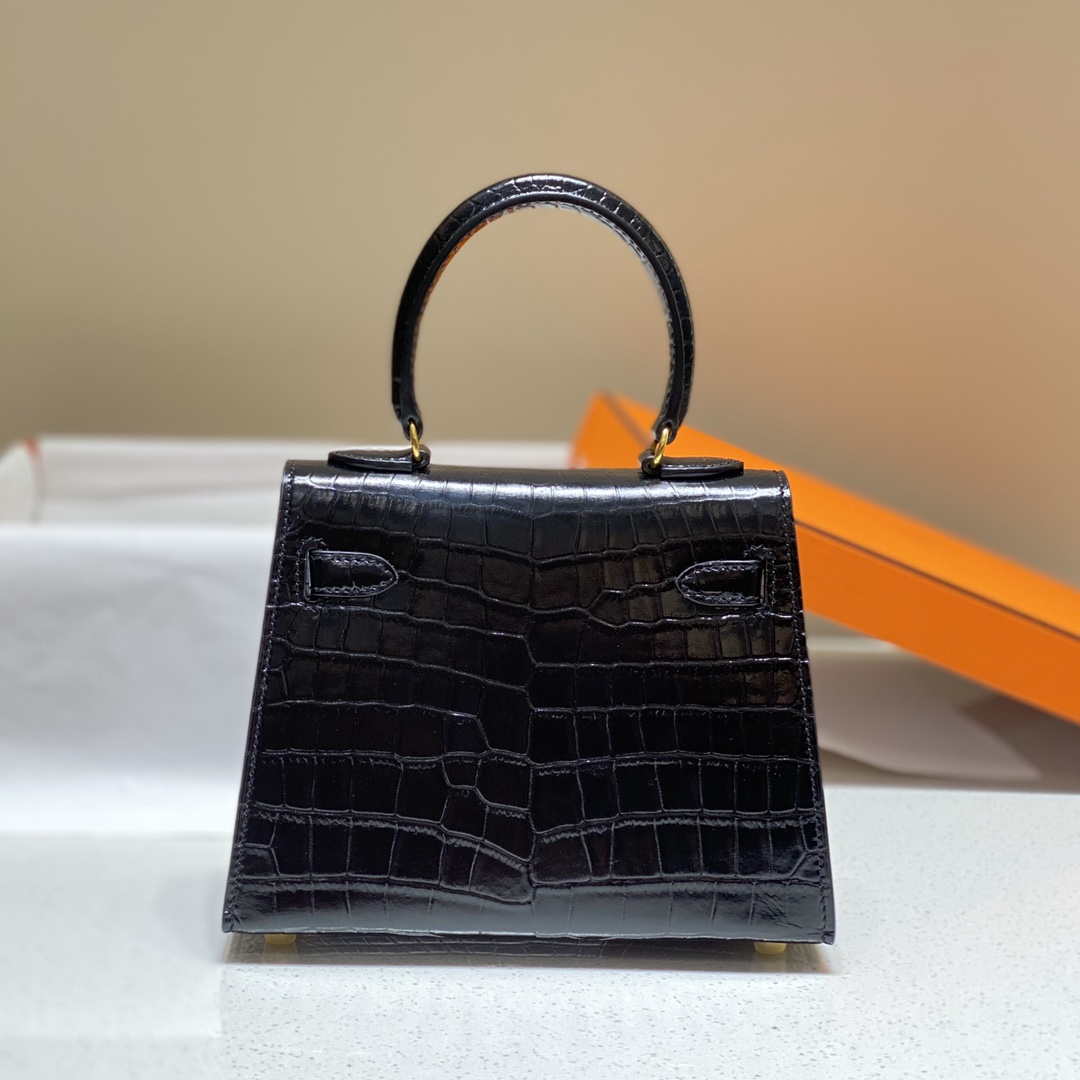 Hermes Mini Kelly 20 cm Crocodile Leather H92033