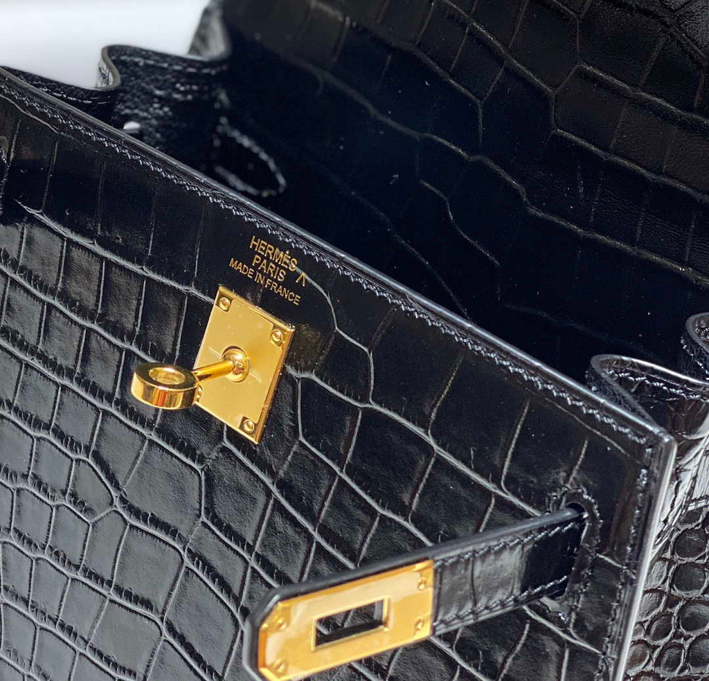 Hermes Mini Kelly 20 cm Crocodile Leather H92033