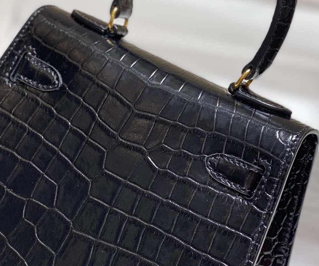 Hermes Mini Kelly 20 cm Crocodile Leather H92033