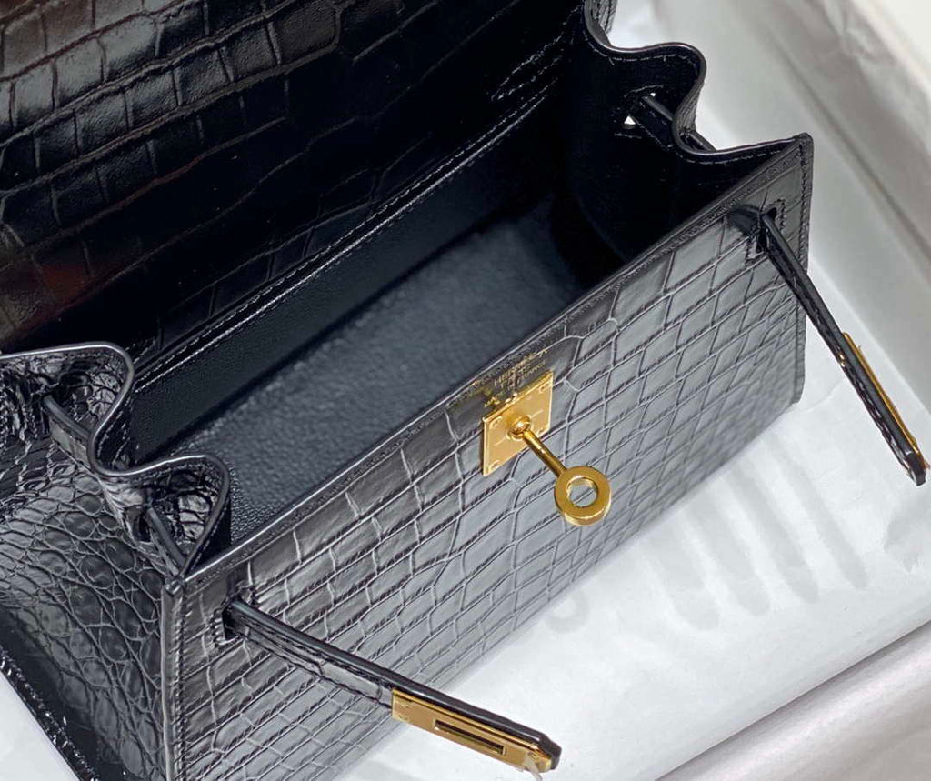 Hermes Mini Kelly 20 cm Crocodile Leather H92033