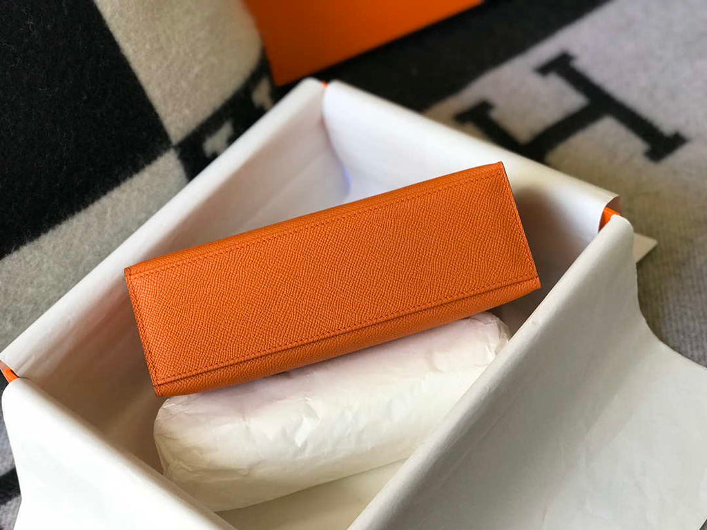 Hermes Mini Kelly Pouchette H230221 Orange
