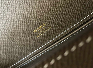 Hermes Mini Kelly Pouchette H230223 Epsom Leather Elephant Grey - Default Title - View 8