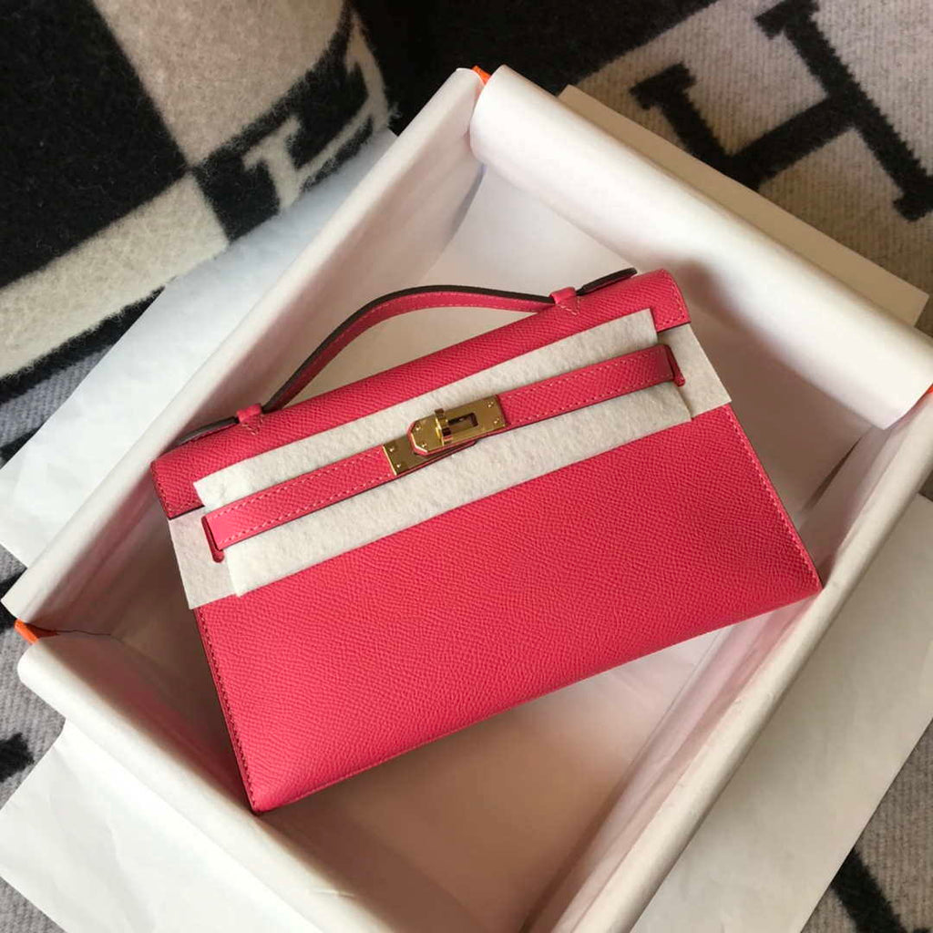 Hermes Mini Kelly Pouchette H230225 Epsom Leather Elipstick powder
