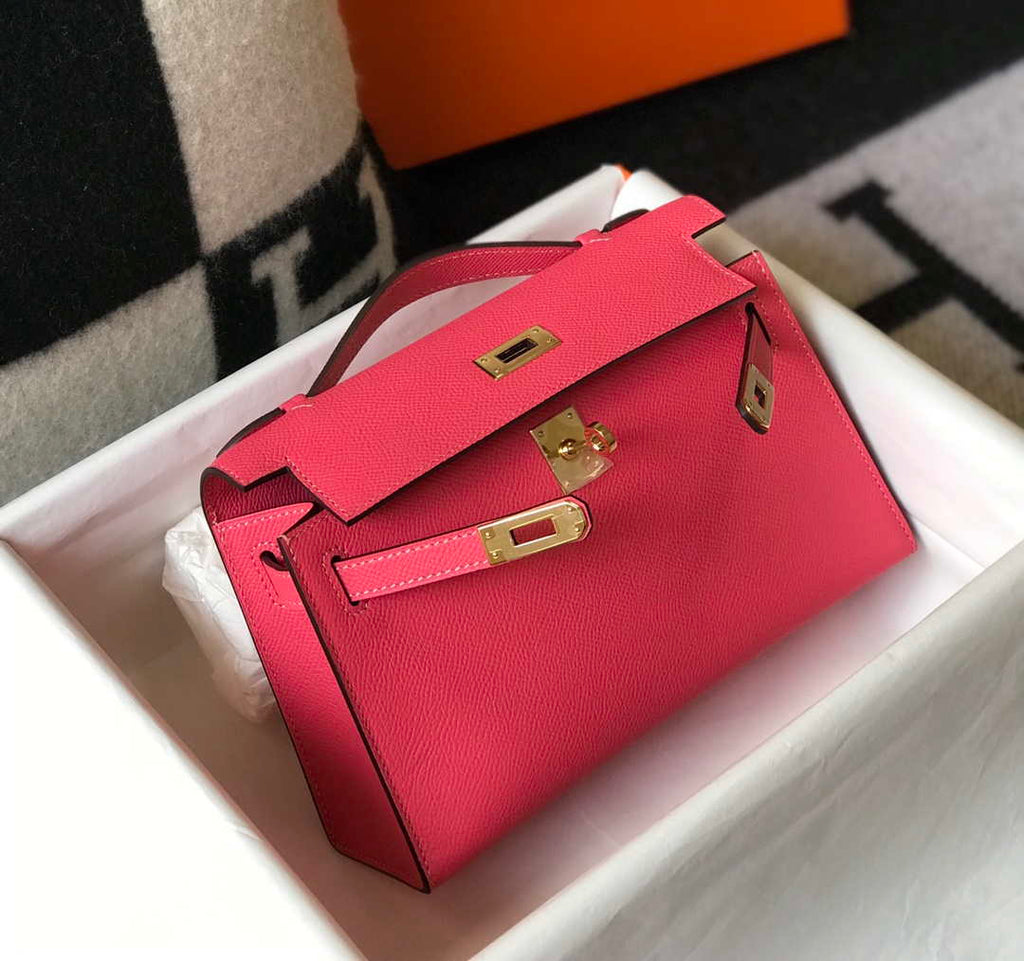 Hermes Mini Kelly Pouchette H230225 Epsom Leather Elipstick powder