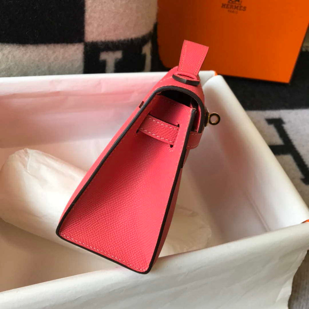 Hermes Mini Kelly Pouchette H230225 Epsom Leather Elipstick powder