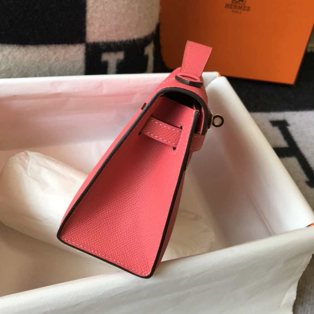 Hermes Mini Kelly Pouchette H230225 Epsom Leather Elipstick powder - Default Title - View 5