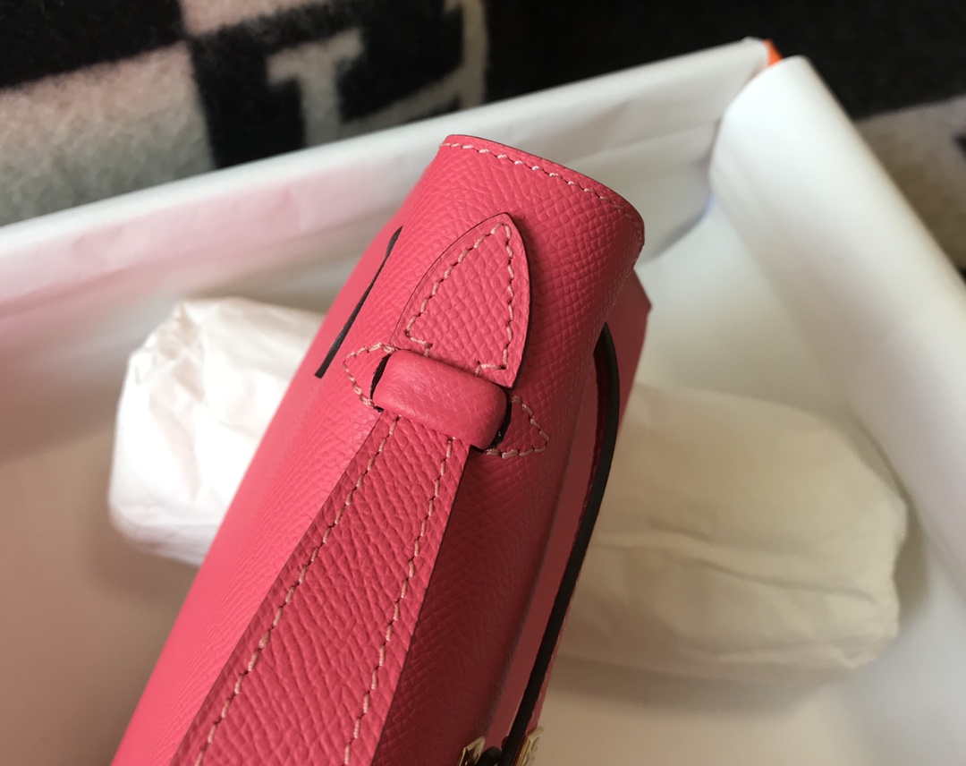 Hermes Mini Kelly Pouchette H230225 Epsom Leather Elipstick powder - Default Title - View 7