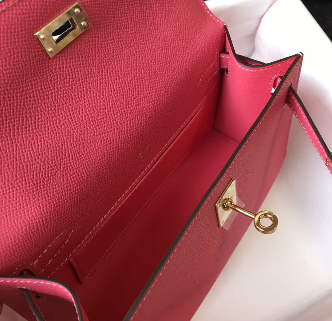 Hermes Mini Kelly Pouchette H230225 Epsom Leather Elipstick powder - Default Title - View 9