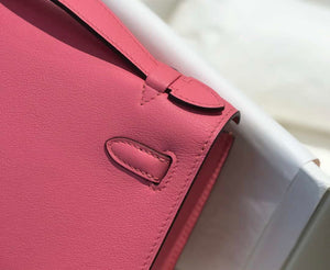 Hermes Mini Kelly Pouchette Swift Leather clutch bag Gold H230250 - Default Title - View 5