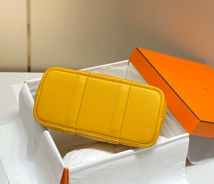 Hermes Yellow Clemence Garden Party 30cm Bag H239041 - Default Title - View 4