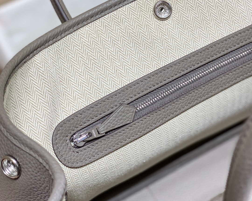 Hermes Light Dark Clemence Garden Party 30cm Bag H239046