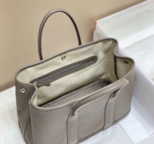 Hermes Light Dark Clemence Garden Party 30cm Bag H239046 - Default Title - View 9