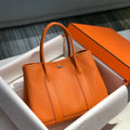 Hermes Orange Clemence Garden Party 30cm Bag H239039 - Default Title - View 1