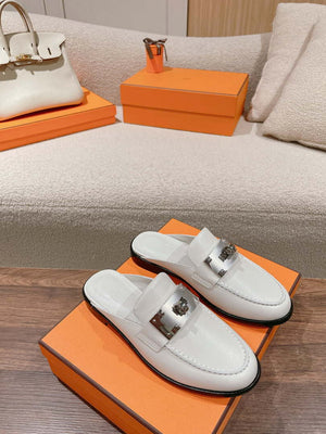 Hermes OZ Mule H212296Zv02340 Shoes H990012 - Euro 35=US 4 - View 3