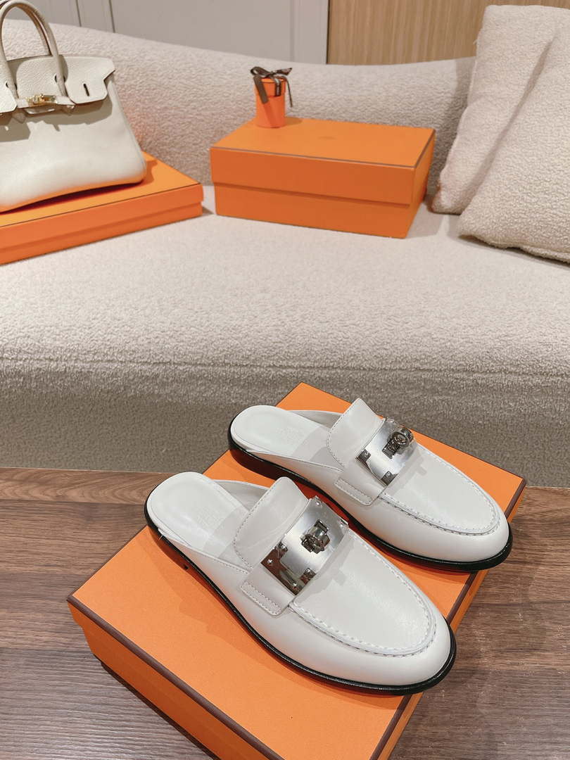 Hermes OZ Mule H212296Zv02340 Shoes H990012 - Euro 35=US 4 - View 3