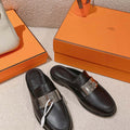Hermes OZ Mule H212296Zv02340 Shoes H990013 - Euro 35=US 4 - View 1