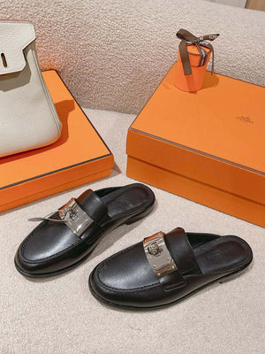 Hermes OZ Mule H212296Zv02340 Shoes H990013 - Euro 35=US 4 - View 2