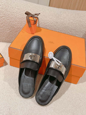 Hermes OZ Mule H212296Zv02340 Shoes H990013 - Euro 35=US 4 - View 5