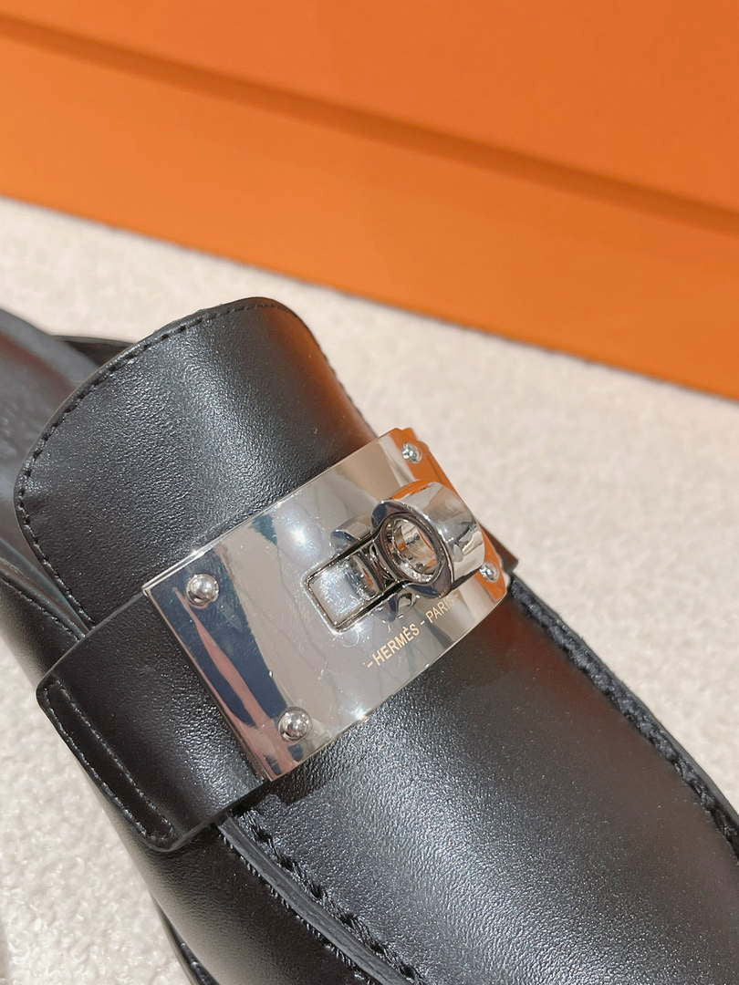 Hermes OZ Mule H212296Zv02340 Shoes H990013 - Euro 35=US 4 - View 8
