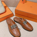 Hermes OZ Mule H212296Zv02340 Shoes H990014 - Euro 35=US 4 - View 1