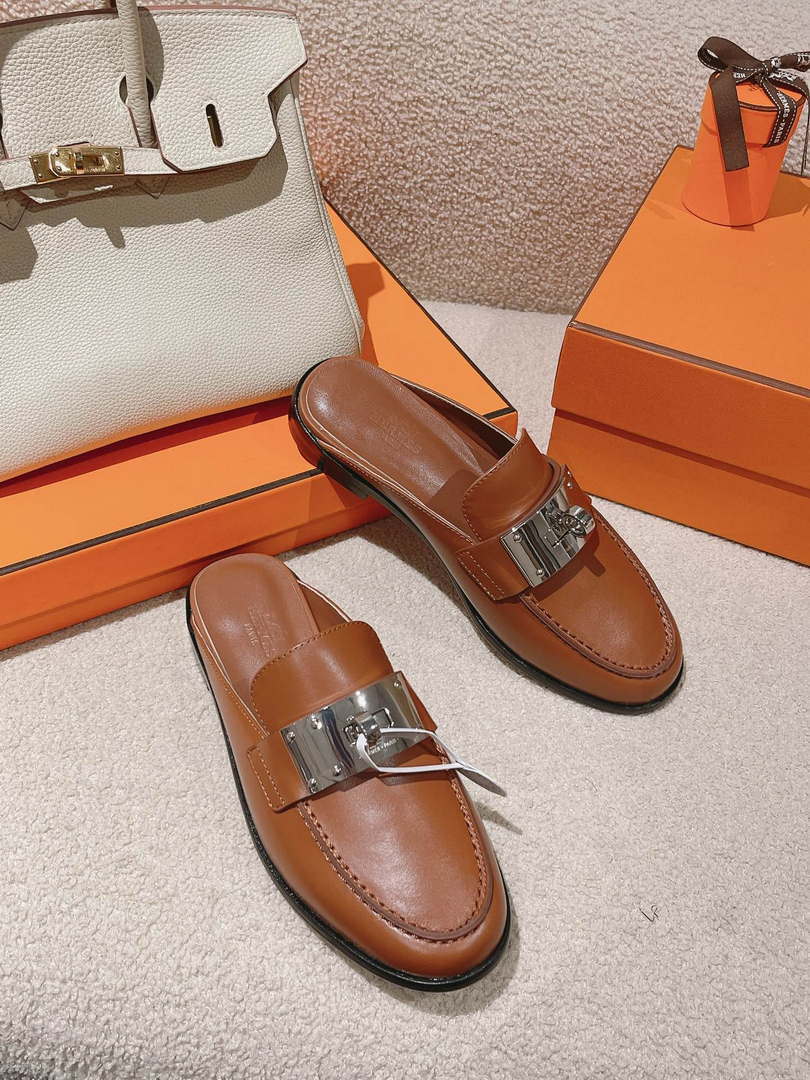 Hermes OZ Mule H212296Zv02340 Shoes H990014 - Euro 35=US 4 - View 2