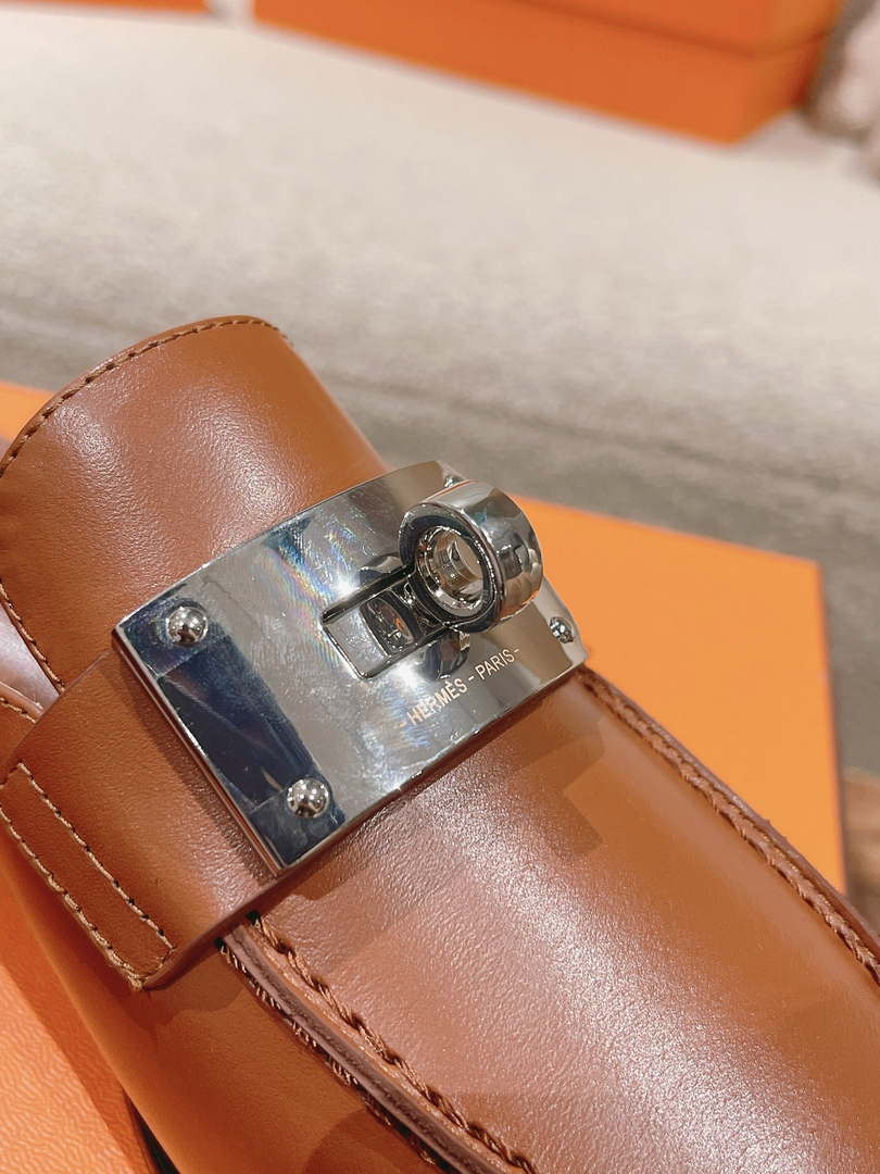 Hermes OZ Mule H212296Zv02340 Shoes H990014 - Euro 35=US 4 - View 5