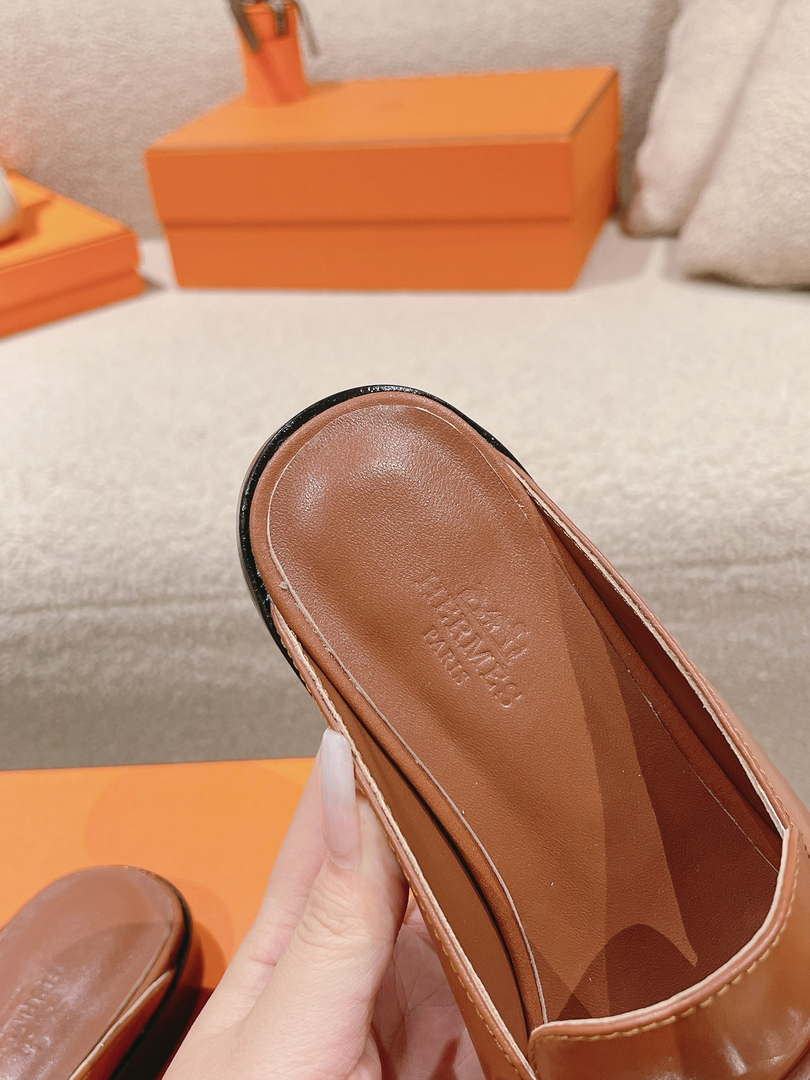 Hermes OZ Mule H212296Zv02340 Shoes H990014 - Euro 35=US 4 - View 7