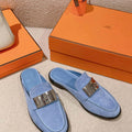 Hermes OZ Mule H212296Zv02340 Shoes H990015 - Euro 35=US 4 - View 1