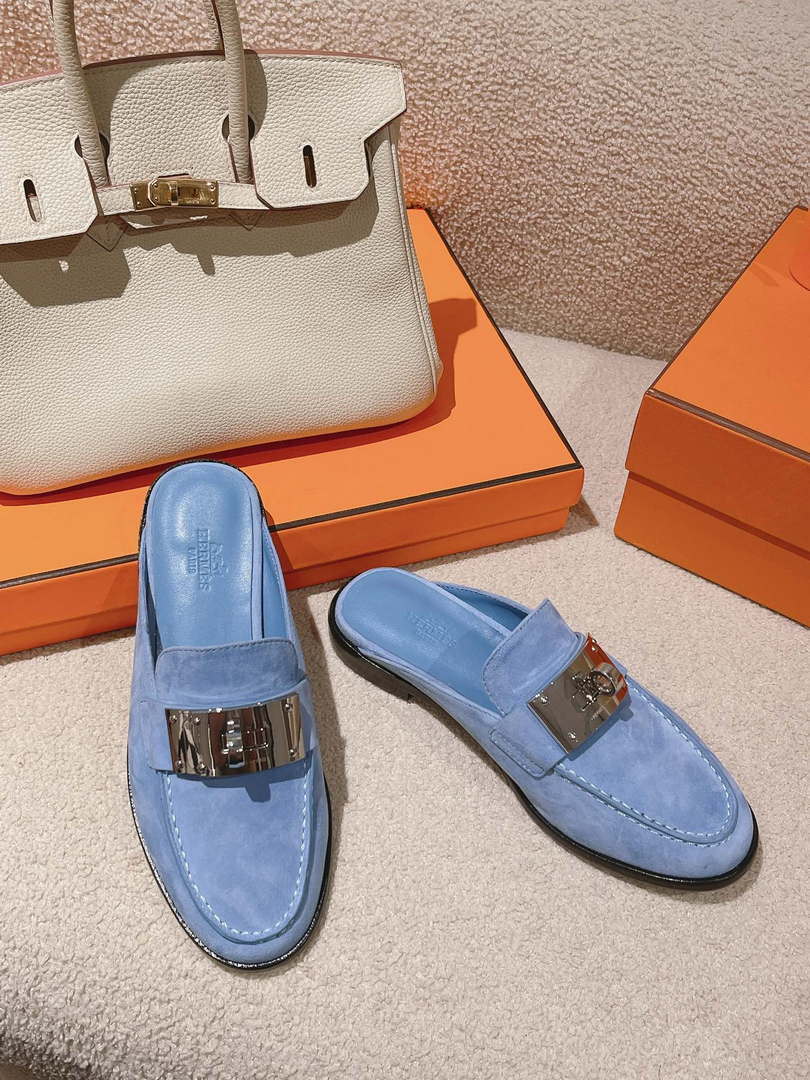 Hermes OZ Mule H212296Zv02340 Shoes H990015 - Euro 35=US 4 - View 3