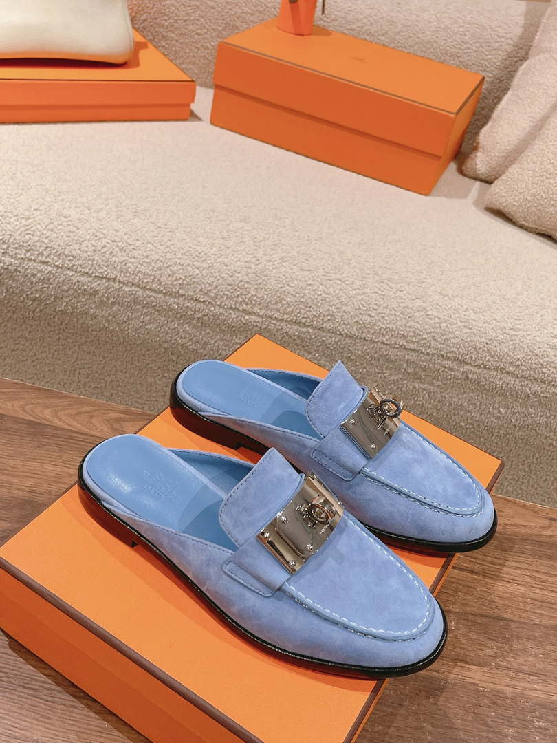 Hermes OZ Mule H212296Zv02340 Shoes H990015 - Euro 35=US 4 - View 4