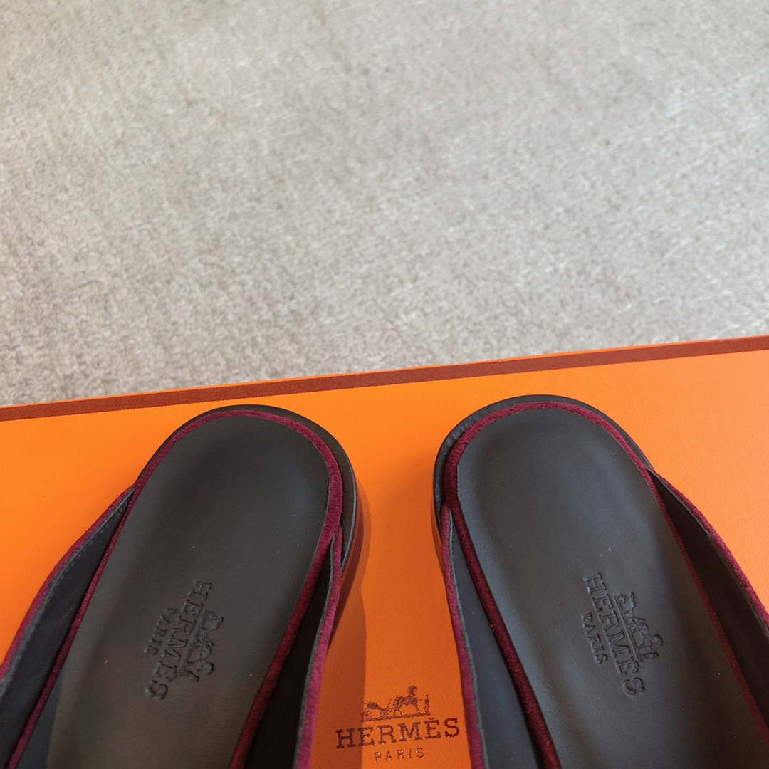 Hermes OZ Mule H212296Zv02340 Shoes H990016 - Euro 35=US 4 - View 5