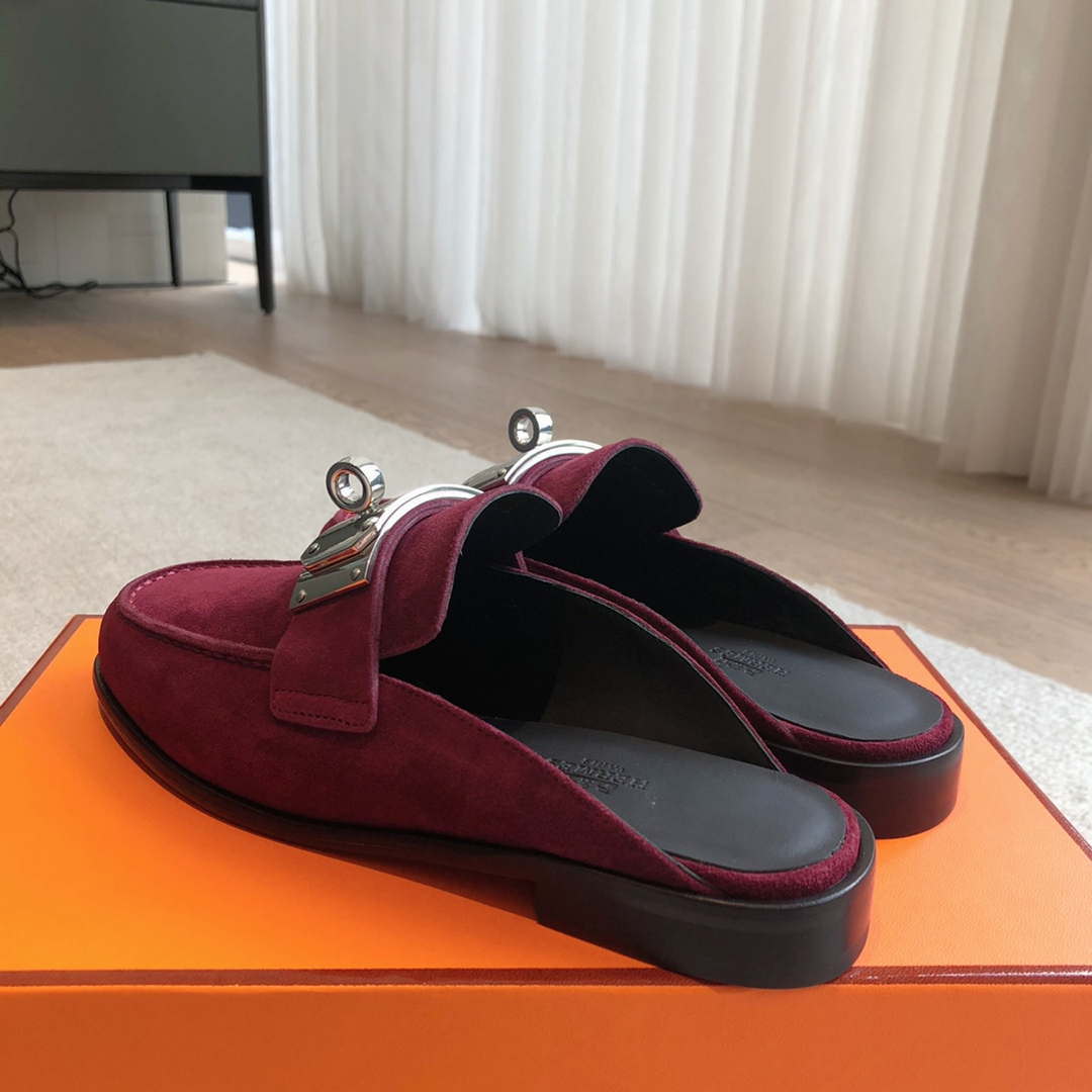 Hermes OZ Mule H212296Zv02340 Shoes H990016 - Euro 35=US 4 - View 6