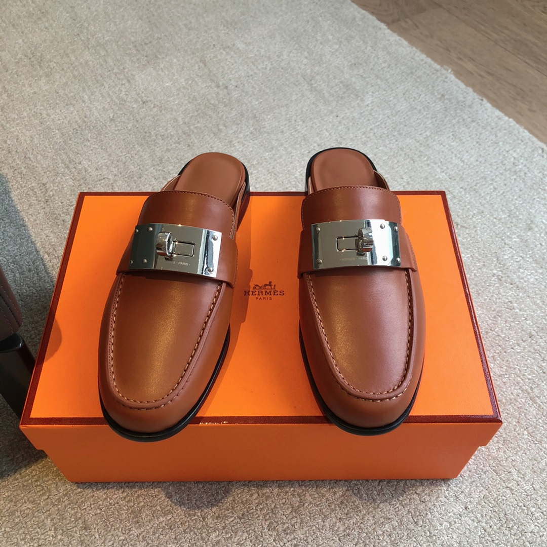 Hermes OZ Mule H212296Zv02340 Shoes H990018 - Euro 35=US 4 - View 2