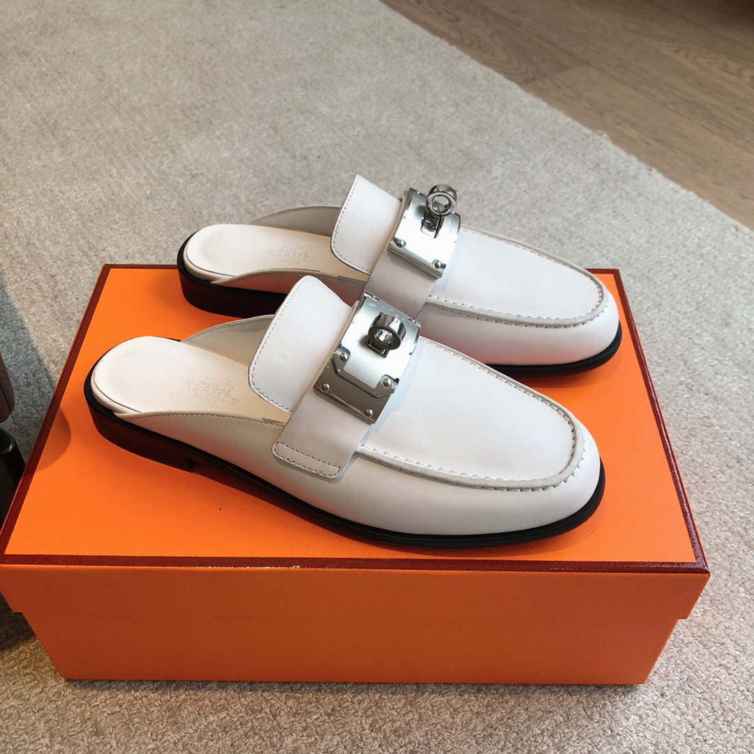 Hermes OZ Mule H212296Zv02340 Shoes H990019 - Euro 35=US 4 - View 1