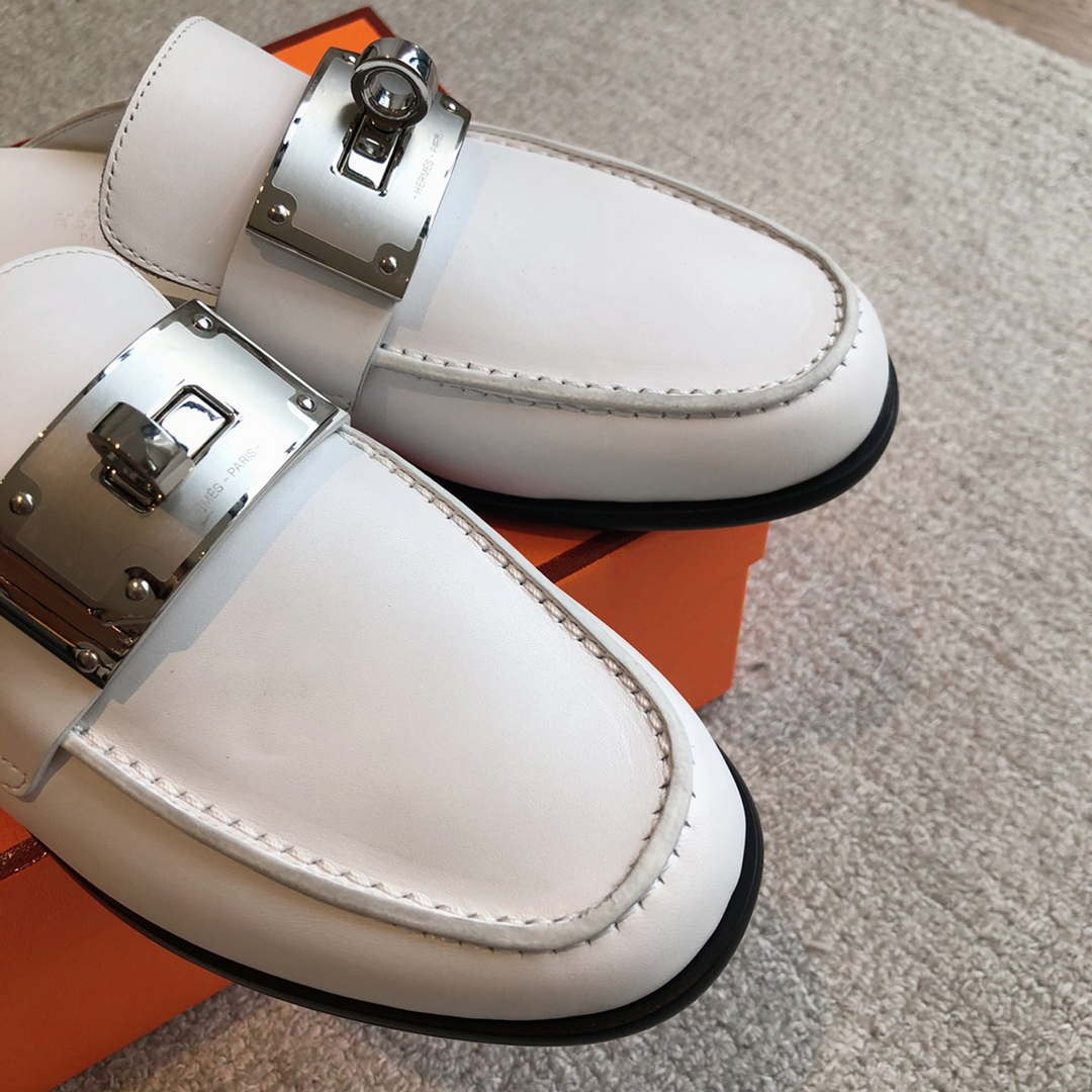 Hermes OZ Mule H212296Zv02340 Shoes H990019 - Euro 35=US 4 - View 4