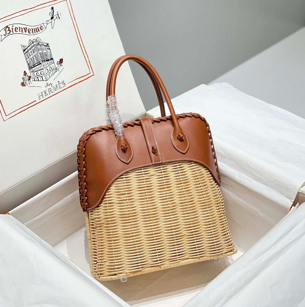 Hermes Picnic Bolide Barenia Palladium Hardware H21809